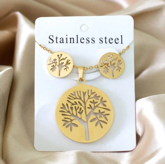 Tree of life Necklace and Earring set