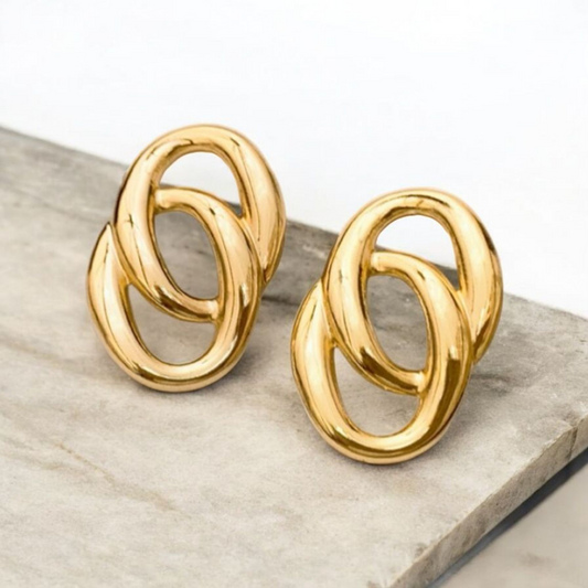 Gold Duo Earrings