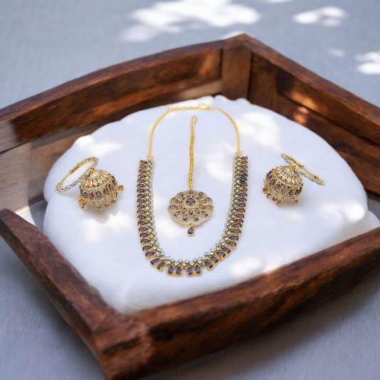 Royal Jhumka Necklace Set