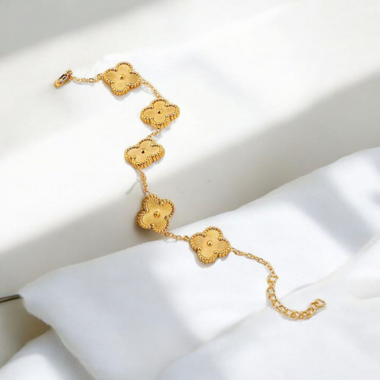 Van Cleef Golden Bracelet