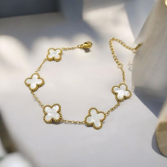 Van Cleef White Bracelet
