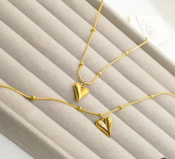 Heart chain pendant